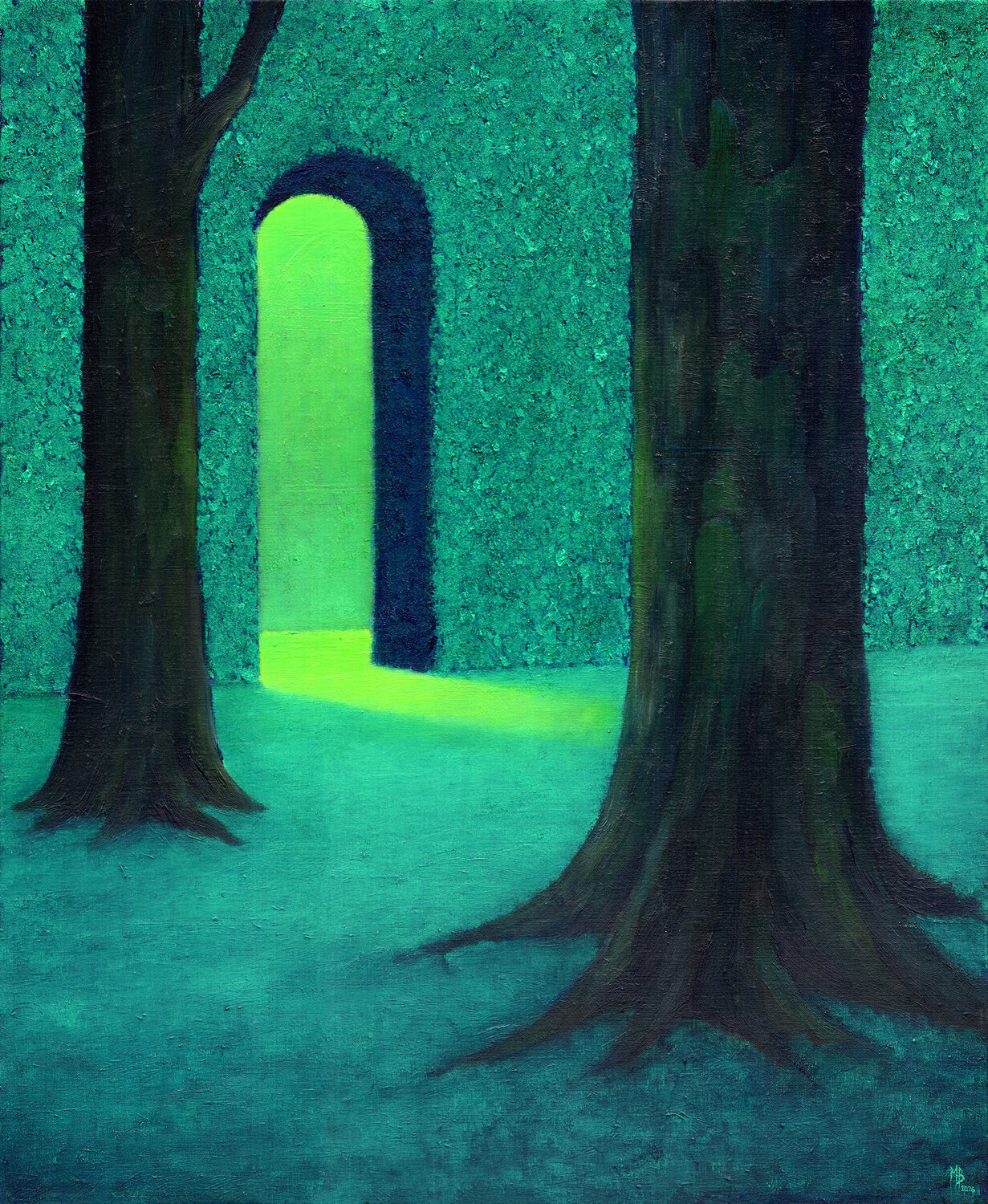 Le labyrinthe Michaël Brack Originalgemälde zu verkaufen