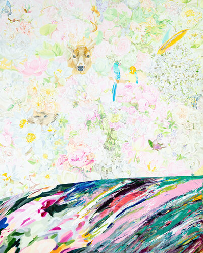 The Third Garden in Heaven III par Su Hyun Kim, Peinture en vente sur Singulart