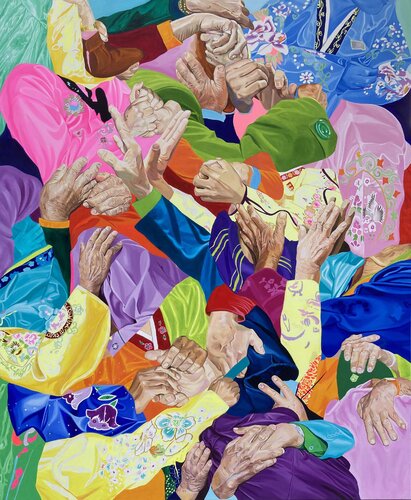 Happy Home encounter III von Su Hyun Kim, Malerei kaufen auf Singulart