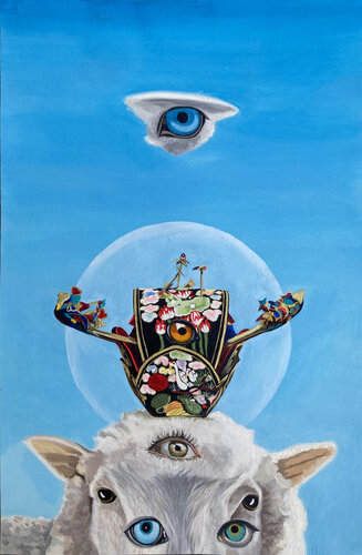 Wait Where the Shooting Star Falls by Su Hyun Kim, 油畫 for Sale on Singulart