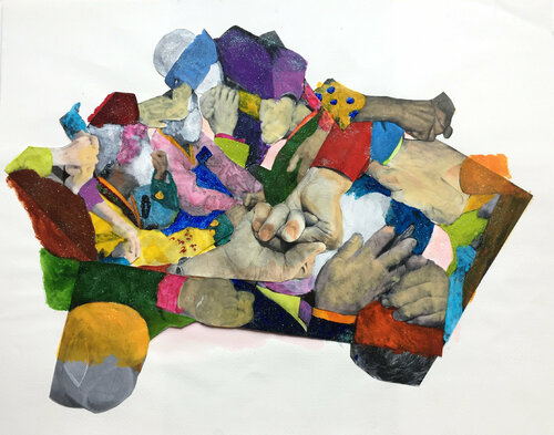 The Happy home encounter by Su Hyun Kim, 紙面作品 for Sale on Singulart