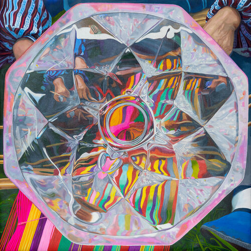 The best star flower by Su Hyun Kim, 油畫 for Sale on Singulart