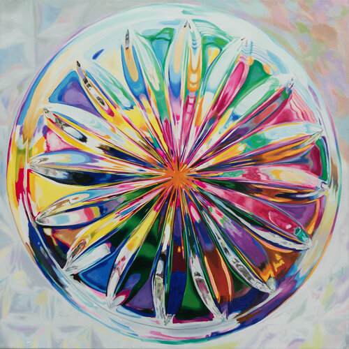 Convergence: Blue Moon by Su Hyun Kim, Painting for Sale on Singulart