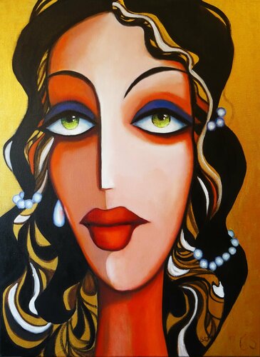Gypsy summer van Angelika Bes, Schilderij te koop op Singulart