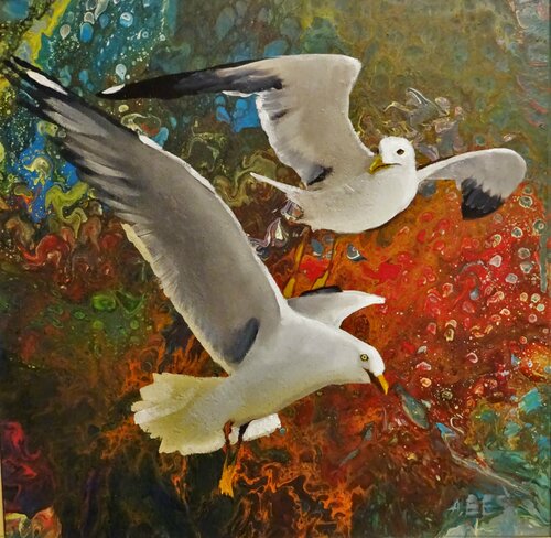 Sea pirates von Angelika Bes, Malerei kaufen auf Singulart