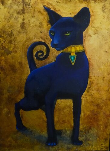 Almost Bastet von Angelika Bes, Malerei kaufen auf Singulart