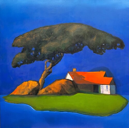 Island by Angelika Bes, Painting for Sale on Singulart