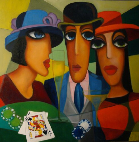 High Roller van Angelika Bes, Schilderij te koop op Singulart