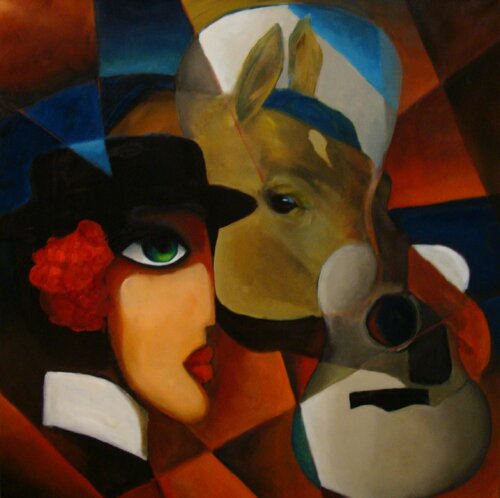 Song about Andalusia van Angelika Bes, Schilderij te koop op Singulart