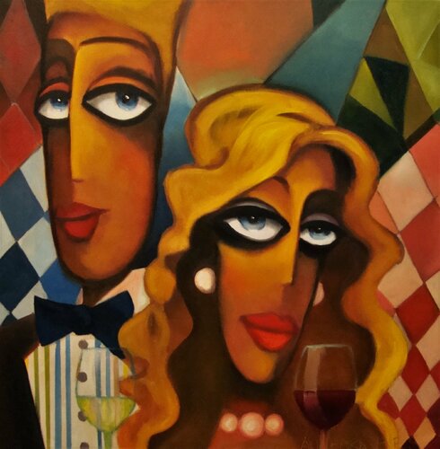 First date van Angelika Bes, Schilderij te koop op Singulart