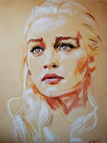 Daenerys Targaryen di Angelika Bes, Pittura in vendita su Singulart
