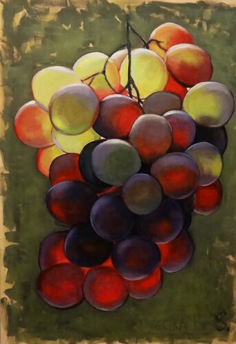 Grapes von Angelika Bes, Malerei kaufen auf Singulart