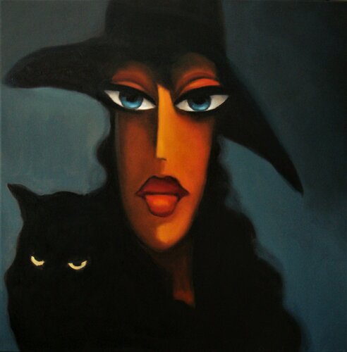 Mysterious van Angelika Bes, Schilderij te koop op Singulart