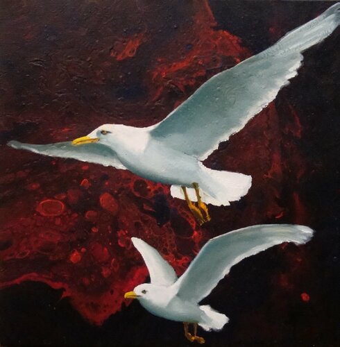 Together van Angelika Bes, Schilderij te koop op Singulart