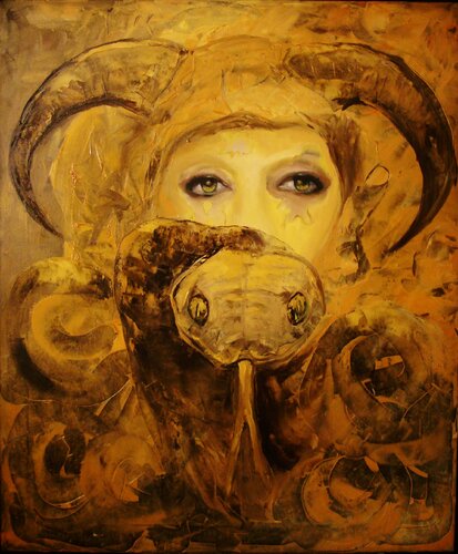 Queen of the night van Angelika Bes, Schilderij te koop op Singulart