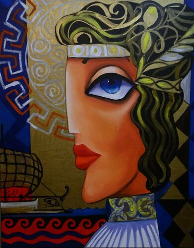 Athina de Angelika Bes, Pintura a la venta en Singulart