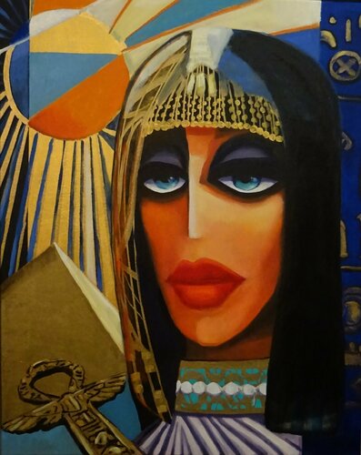 Cleopatra van Angelika Bes, Schilderij te koop op Singulart
