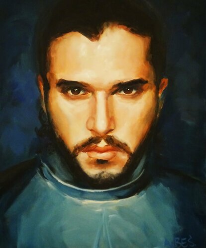 Jon Snow di Angelika Bes, Pittura in vendita su Singulart