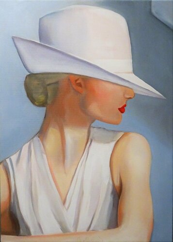 Summer in white von Angelika Bes, Malerei kaufen auf Singulart