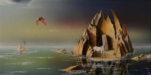 L'ermitage (Reproduction) van Thierry Van Quickenborne, Afdruk te koop op Singulart