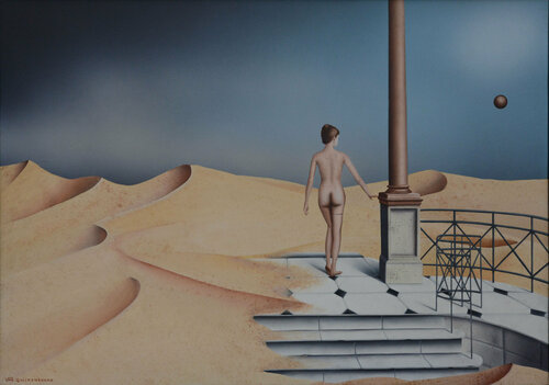 Petra (Sous baguettes) by Thierry Van Quickenborne, Painting for Sale on Singulart