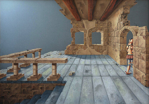 La brèche habitée de Thierry Van Quickenborne, Pintura a la venta en Singulart