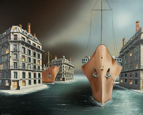 Passagers di Thierry Van Quickenborne, Stampa in vendita su Singulart