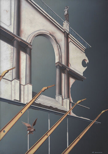 Le migrateur (Sous baguettes) de Thierry Van Quickenborne, Pintura a la venta en Singulart