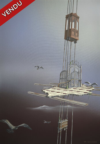 La destinée by Thierry Van Quickenborne, Painting for Sale on Singulart