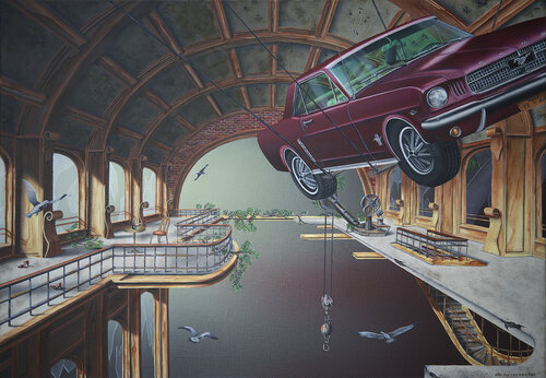 Le temps suspendu (Reproduction) by Thierry Van Quickenborne, Print for Sale on Singulart