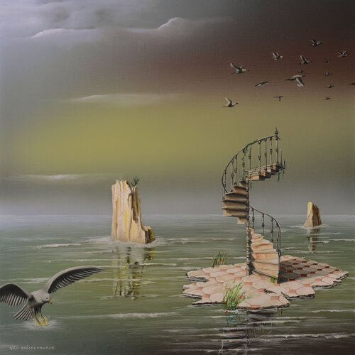 La nostalgie (Reproduction) di Thierry Van Quickenborne, Stampa in vendita su Singulart