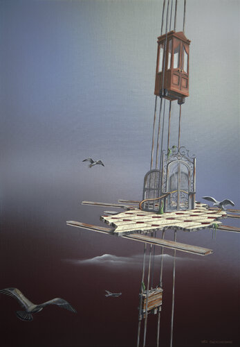 La destinée (Reproduction) di Thierry Van Quickenborne, Stampa in vendita su Singulart