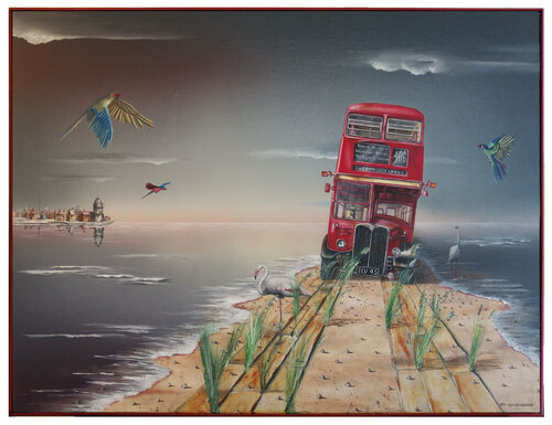Into the wild de Thierry Van Quickenborne, Pintura a la venta en Singulart