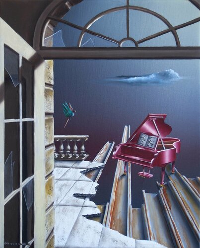 Coda by Thierry Van Quickenborne, Painting for Sale on Singulart