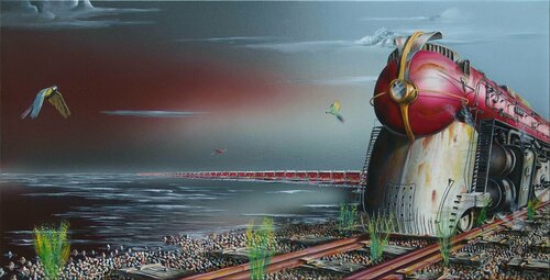 Le grand sommeil  (Reproduction) by Thierry Van Quickenborne, Print for Sale on Singulart