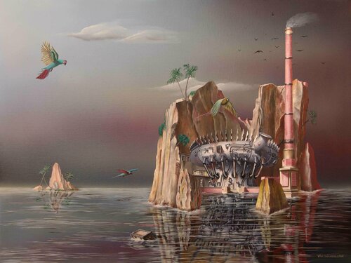 L'énigme (Reproduction) by Thierry Van Quickenborne, Other Media for Sale on Singulart