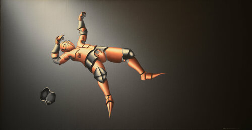 L'homme dans l'espace (Reproduction) by Thierry Van Quickenborne, Print for Sale on Singulart