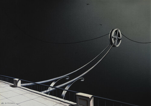 La roue  (Reproduction) von Thierry Van Quickenborne, Druck kaufen auf Singulart