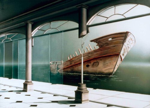 L'épave (sous baguettes) Thierry Van Quickenborne