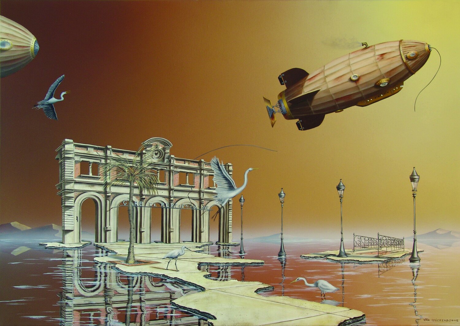 La gare (sous baguettes) Thierry Van Quickenborne