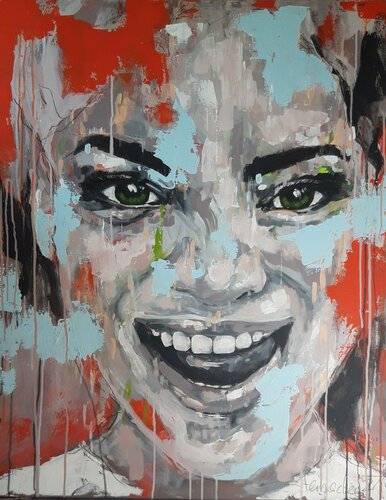 Fuck Corona - es gibt immer Hoffnung by Michaela Steinacher, Painting for Sale on Singulart