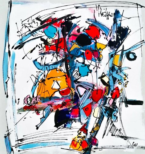 Maponos van Luc Villard, Schilderij te koop op Singulart