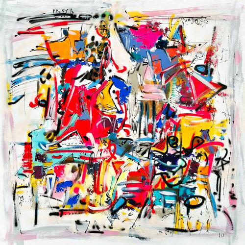 Euphonie van Luc Villard, Schilderij te koop op Singulart