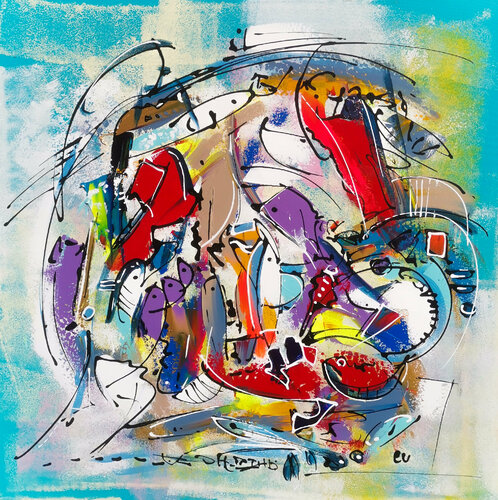 No. 12 in C Minor van Luc Villard, Schilderij te koop op Singulart