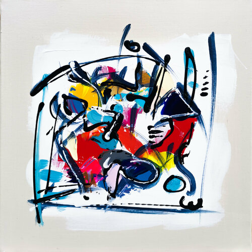 Beta Gruis van Luc Villard, Schilderij te koop op Singulart