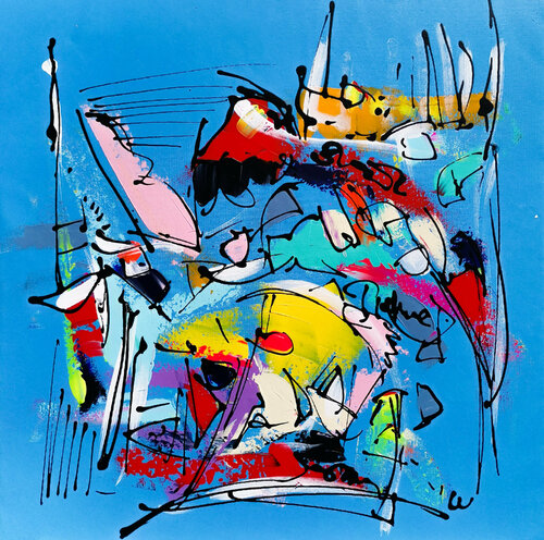 Anuket van Luc Villard, Schilderij te koop op Singulart