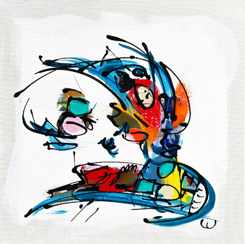 Meridiana van Luc Villard, Schilderij te koop op Singulart