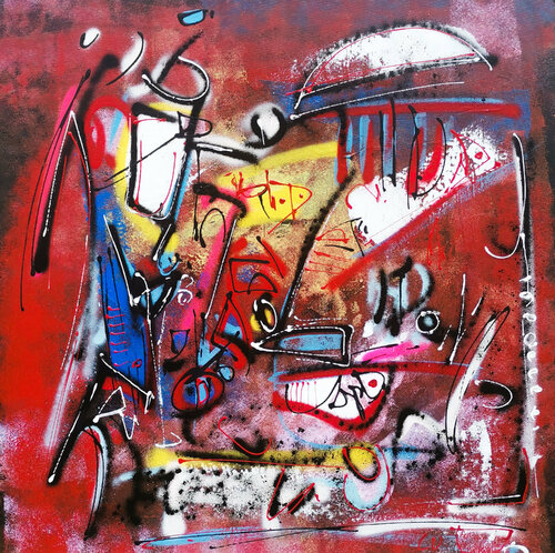 IX van Luc Villard, Schilderij te koop op Singulart