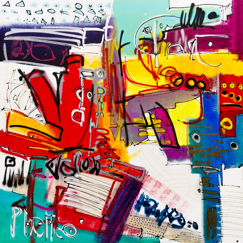 Abracadabrantesque par Luc Villard, Peinture en vente sur Singulart