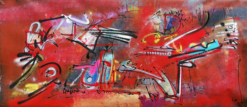 Le Chemin de Virgile by Luc Villard, Painting for Sale on Singulart